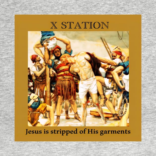 Stations of the Cross -  Via Crucis #10 of 15 by hispanicworld